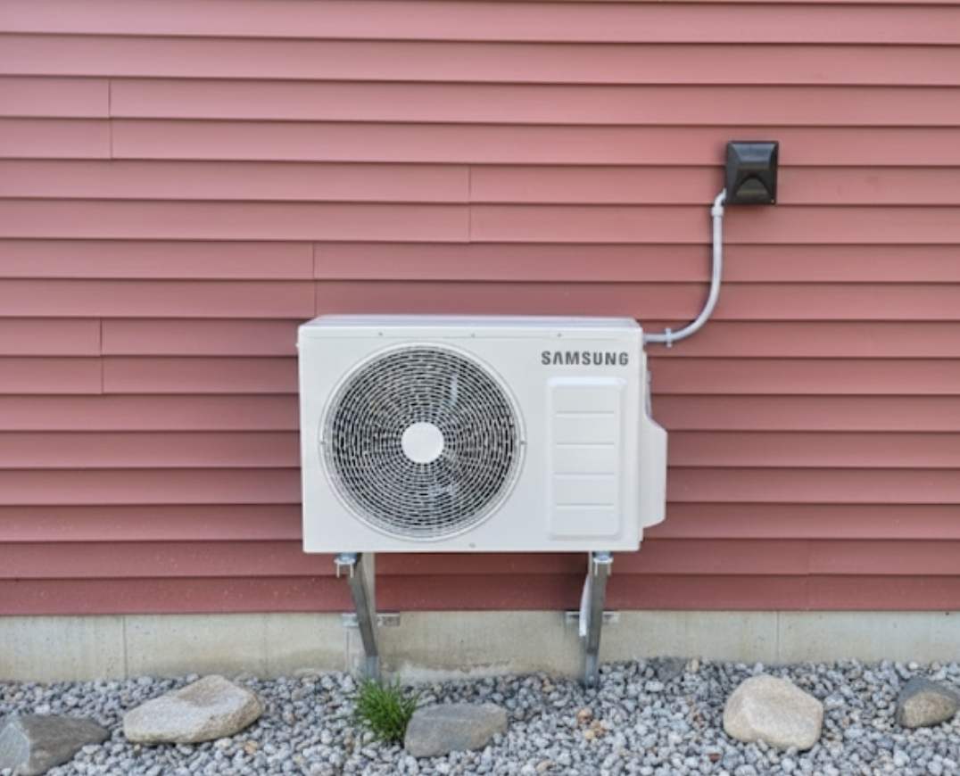 Recent residential heat pump installation