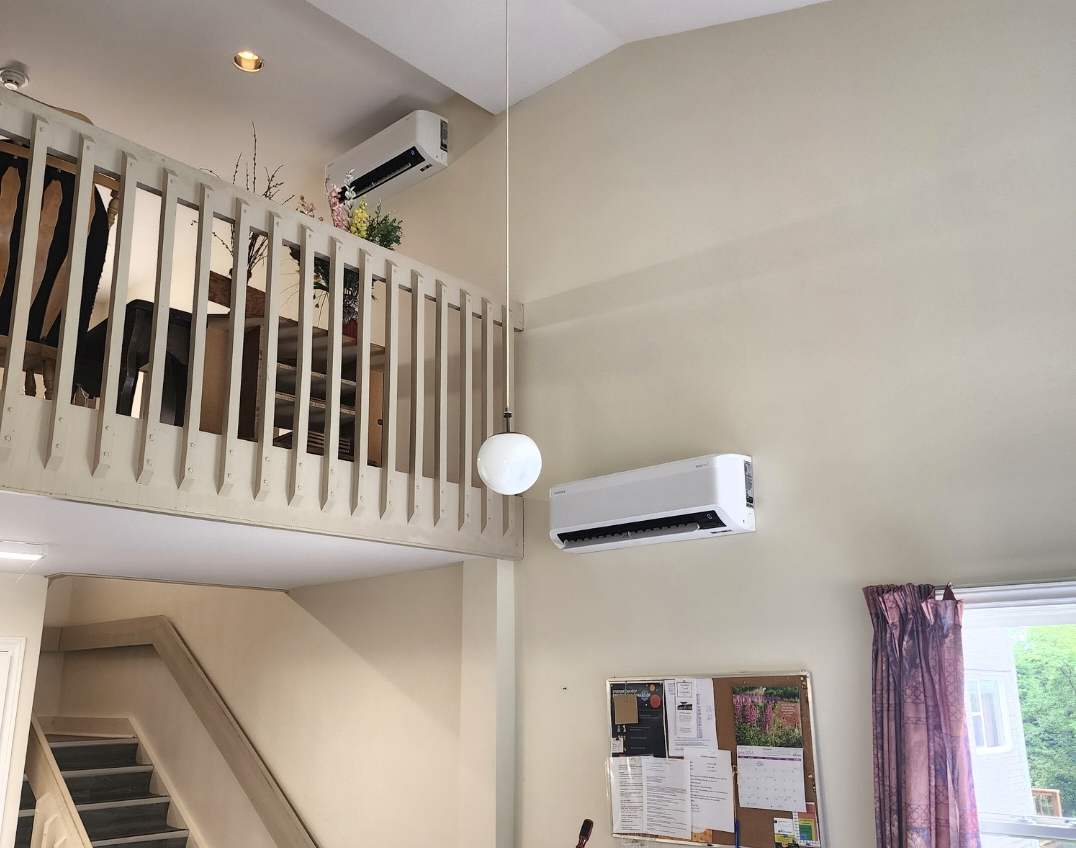 Indoor double installation at nursing home